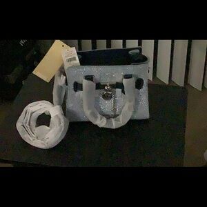 Michael Kors Denim Washed Satchel style handbag